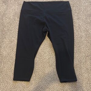 Athleta Transcend Black 7/8 Leggings